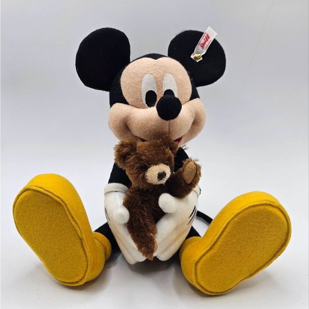 Disney 100 Steiff - Mickey Mouse with Teddy Bear 12" Collectible Teddy Bear